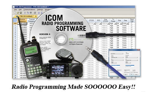 free icom radio programming software